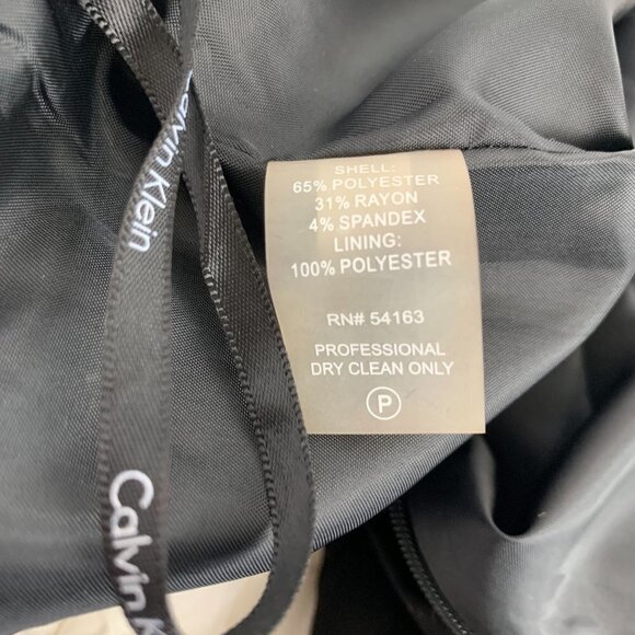 Calvin Klein Petite Size Pencil Skirt - Black, Size 8P NWT - Picture 10 of 11